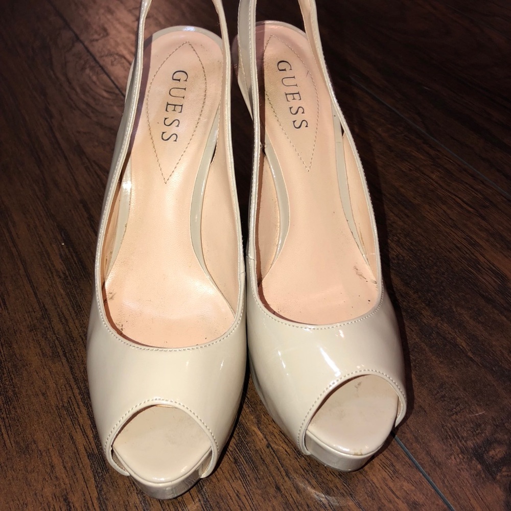 Nude Guess heels